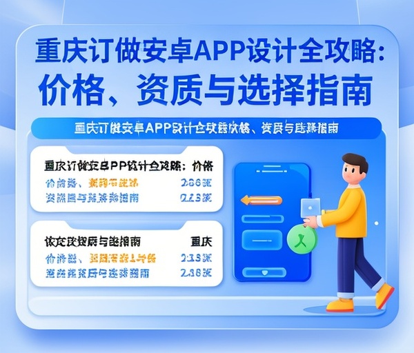 重庆订做安卓APP设计全攻略：价格、资质与选择指南