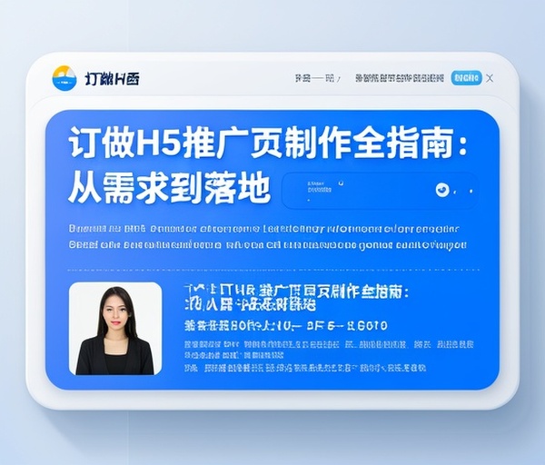 订做H5推广页制作全指南：从需求到落地